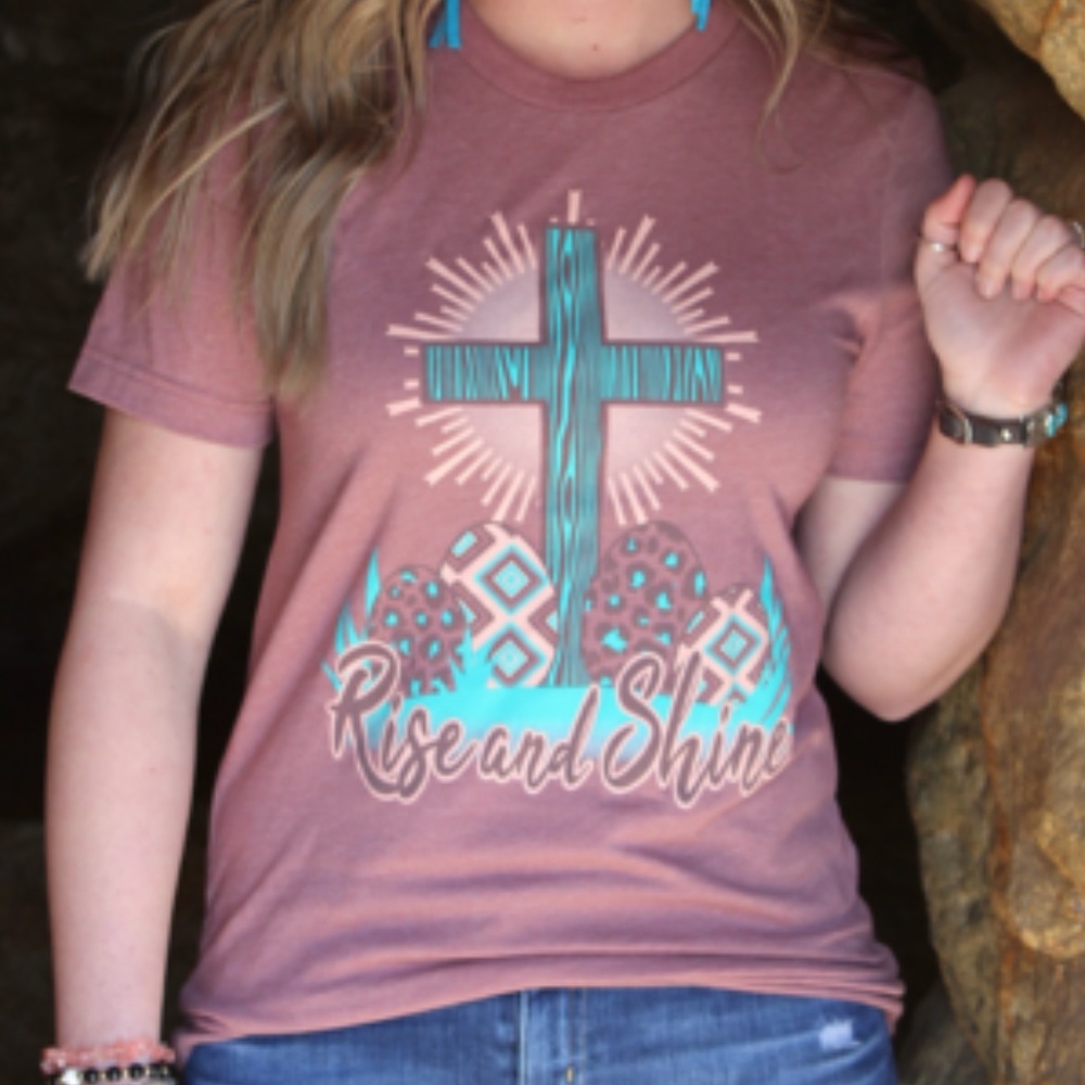 "Rise and Shine" Easter Top - Spring Tee